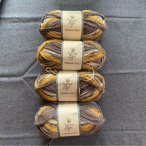4 Yarn Bee Urban Chic Golden Grace Yarn